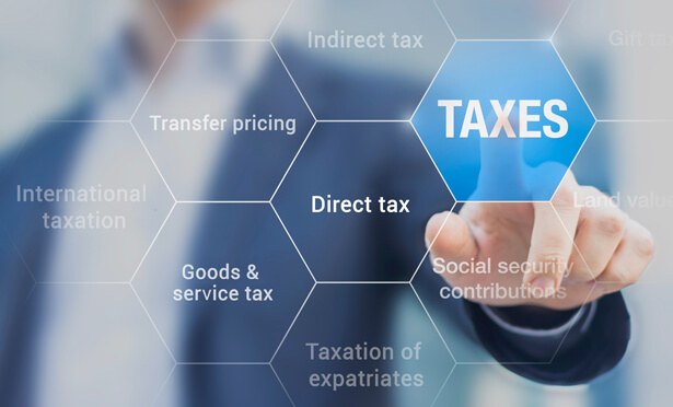 Tax advisor working
